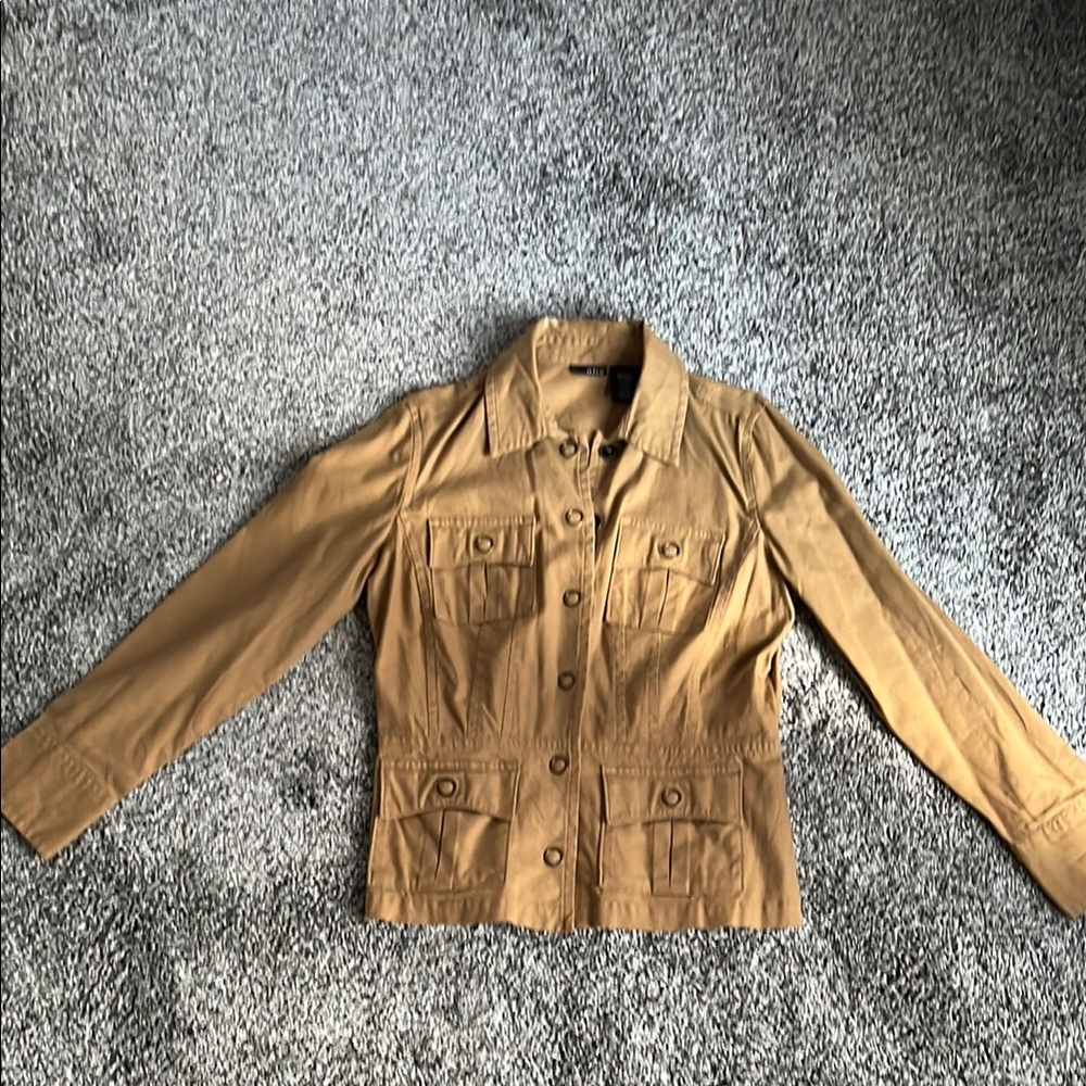 a.n.a Tan Utility Jacket Versatile Design
